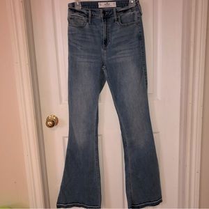 Hollis tee jeans, flare, size 27/33 blue